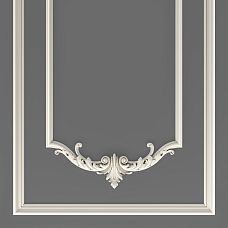 Состав комплекта лепного декора CPU-5-2: перечень элементов NPU.VRS-001-1, NPU.VRS-001, NPU.VRS-002-1 и молдингов MLD-002-MG, MLD-003-MG с количеством и метражом