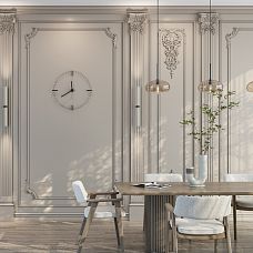 Decor set C-002-1-1, wooden decor in interior as shown in photo