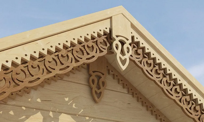 Gable DR-032 from Stavros &mdash; Carved facade decoration
