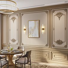 Резная накладка N-416 на деревянной поверхности