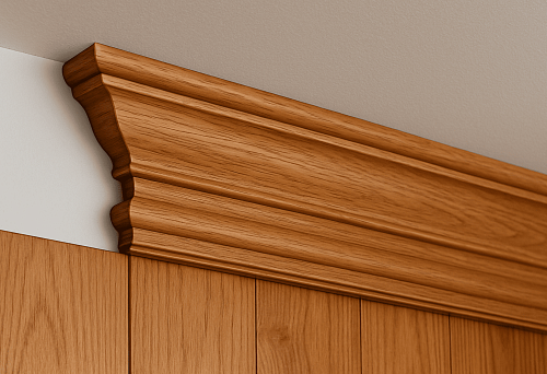 Wooden Cove Molding in Interior Design &ndash; Exquisite Finish and Noble Style