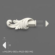 Лепнина из полиуретана NPU-363.1L. Декор для молдингов. Изображение 69954ffc530ea