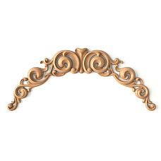 Carved applique IKN-016 from oak &mdash; decorative element for church and home decor.