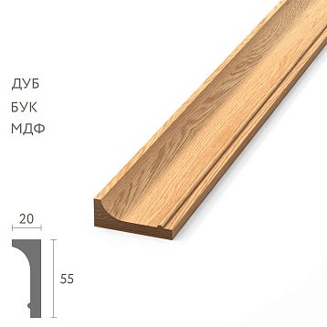 Wooden crown molding KZ-006