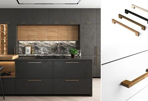 Stylish STAVROS kitchen and cabinet handles. Modern collection.