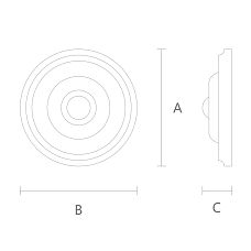 Резная Розетка R-057 Как Элемент Интерьера чертеж