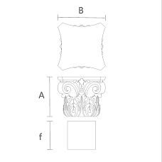 Архитектурная Капитель KL-039 В Деталях