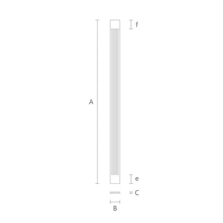 Pilaster PLM-017 in modern kitchen design