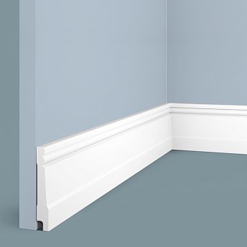 Baseboard B90 polystyrene HIWOOD 90mm x 15mm x 2.0m.