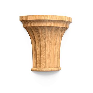 Wooden capital KL-062