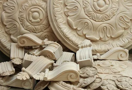 Wood ornament, carved wooden ornaments