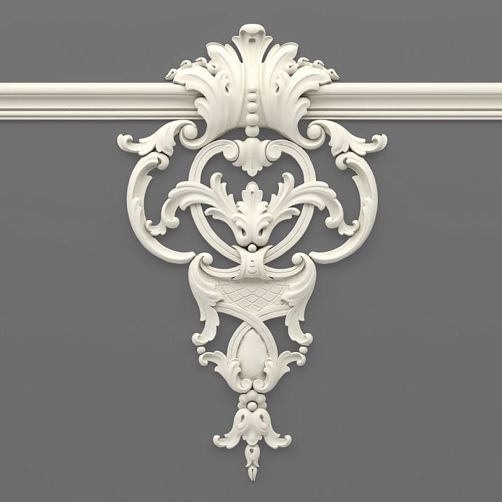 Details of the polyurethane applique MLDPU-3-1 from the Neoclassic collection