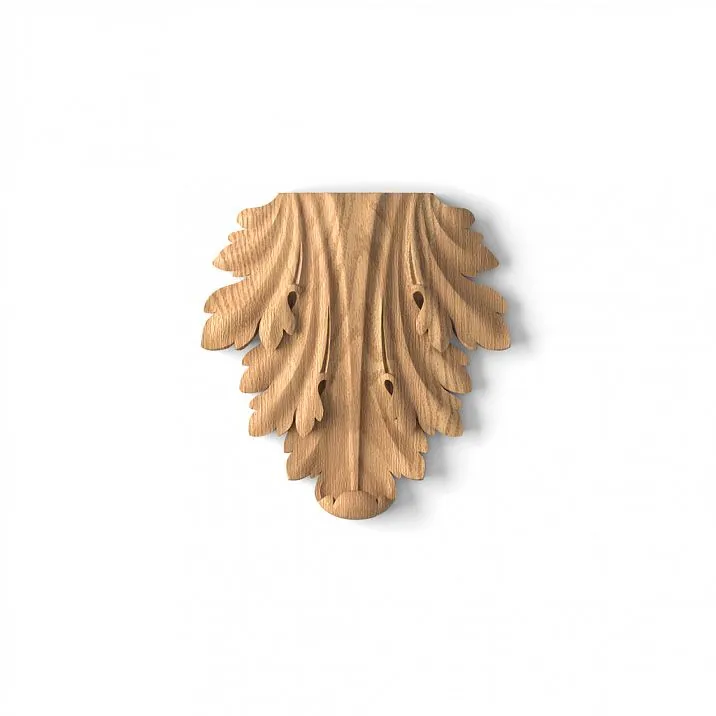 Wooden insert for a cabinet, harmonizing with the color and texture of wood