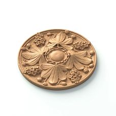 Decorative Carved Rosette on Ceiling