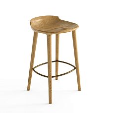 Half-bar chair STU-009 front view