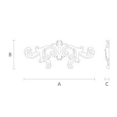 Decorative plate drawing