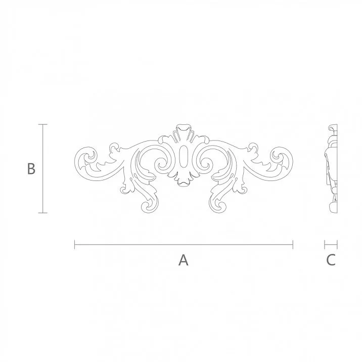 Decorative plate drawing