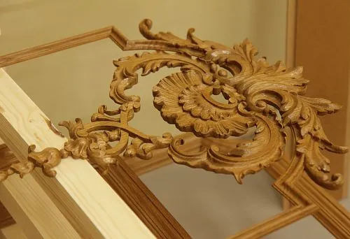 Wooden ornament for exclusive furniture and interiors.
