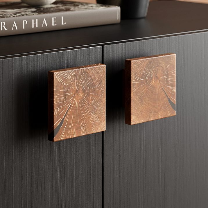 Photo of the Rustic HL-057M coated furniture handle in interior