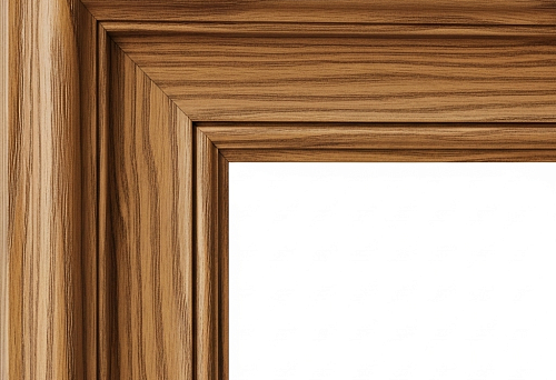 Wide Wooden Frame Profile for Interior