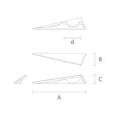 Схема чертежа треугольной ручки