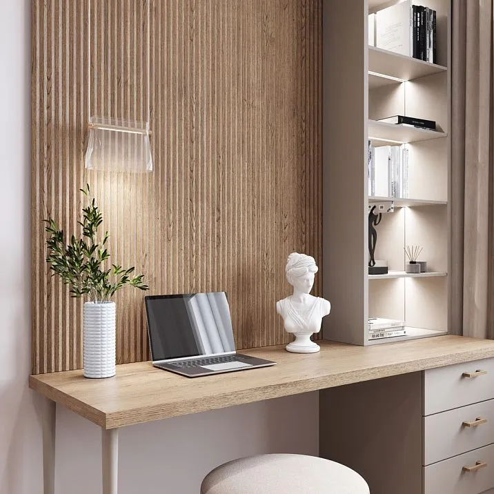 Decorative wall molding MLD-028, photo in interior