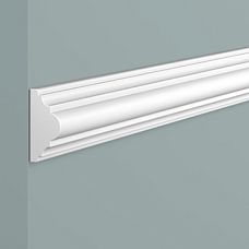 D22V1 Molding POLYSTYRENE HI WOOD 22mm x 10.3mm x 2.0m. Close-up