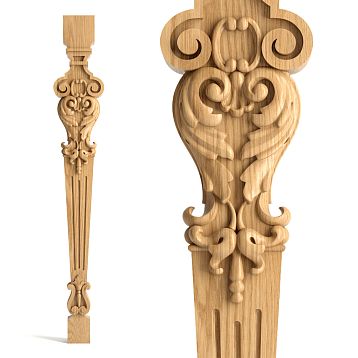 Wooden baluster L-010