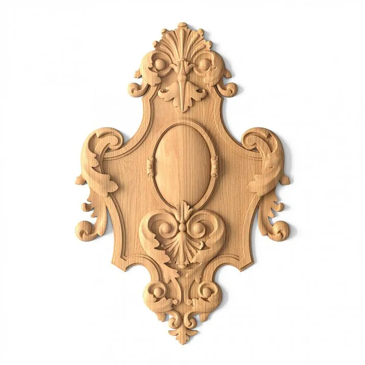 Carved wooden decor N-149 for interior and furniture