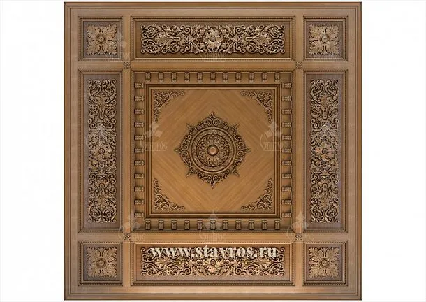 Idea for decorating carved ceiling RP-004