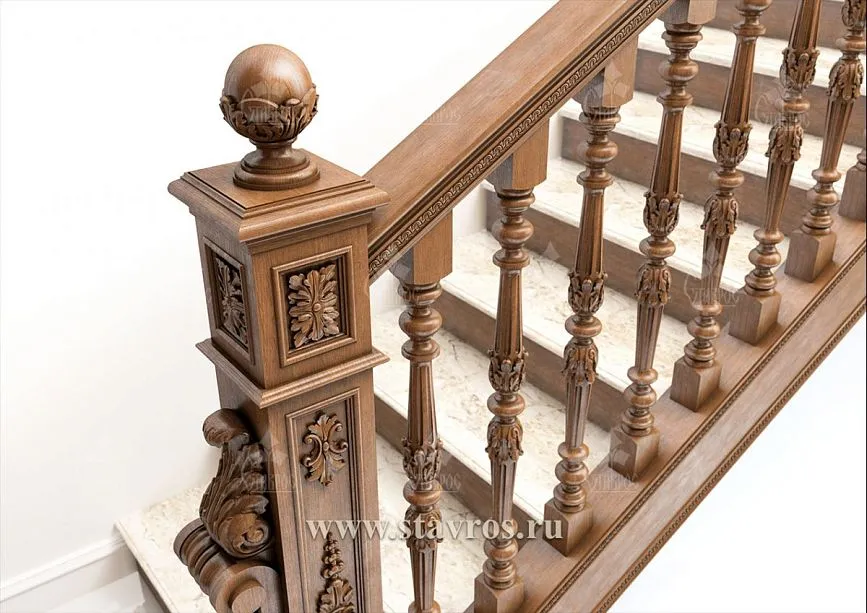 Post baluster for staircase with decorative inserts