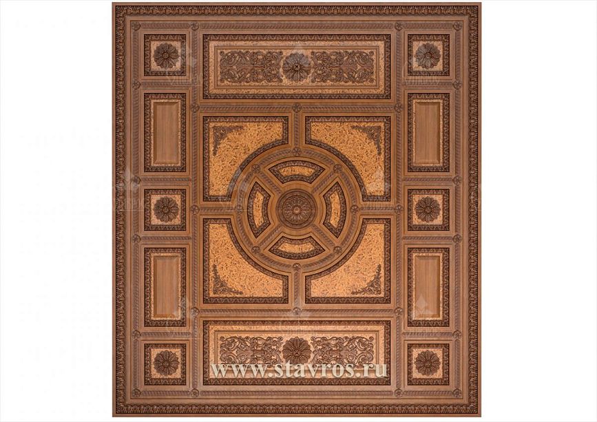 Elegant ornament of carved ceiling RP-001 &ndash; ideal solution for classic interiors