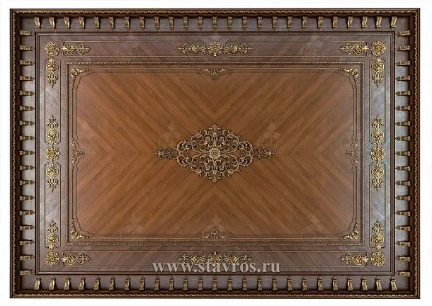 Idea for decorating carved ceiling RP-006