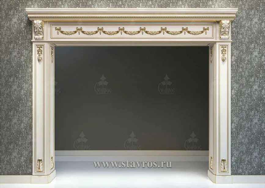 Garland ornament and decorative elements of portal PRT-009