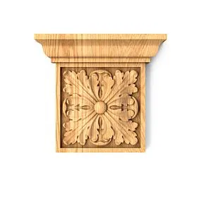 Wooden capital KL-032
